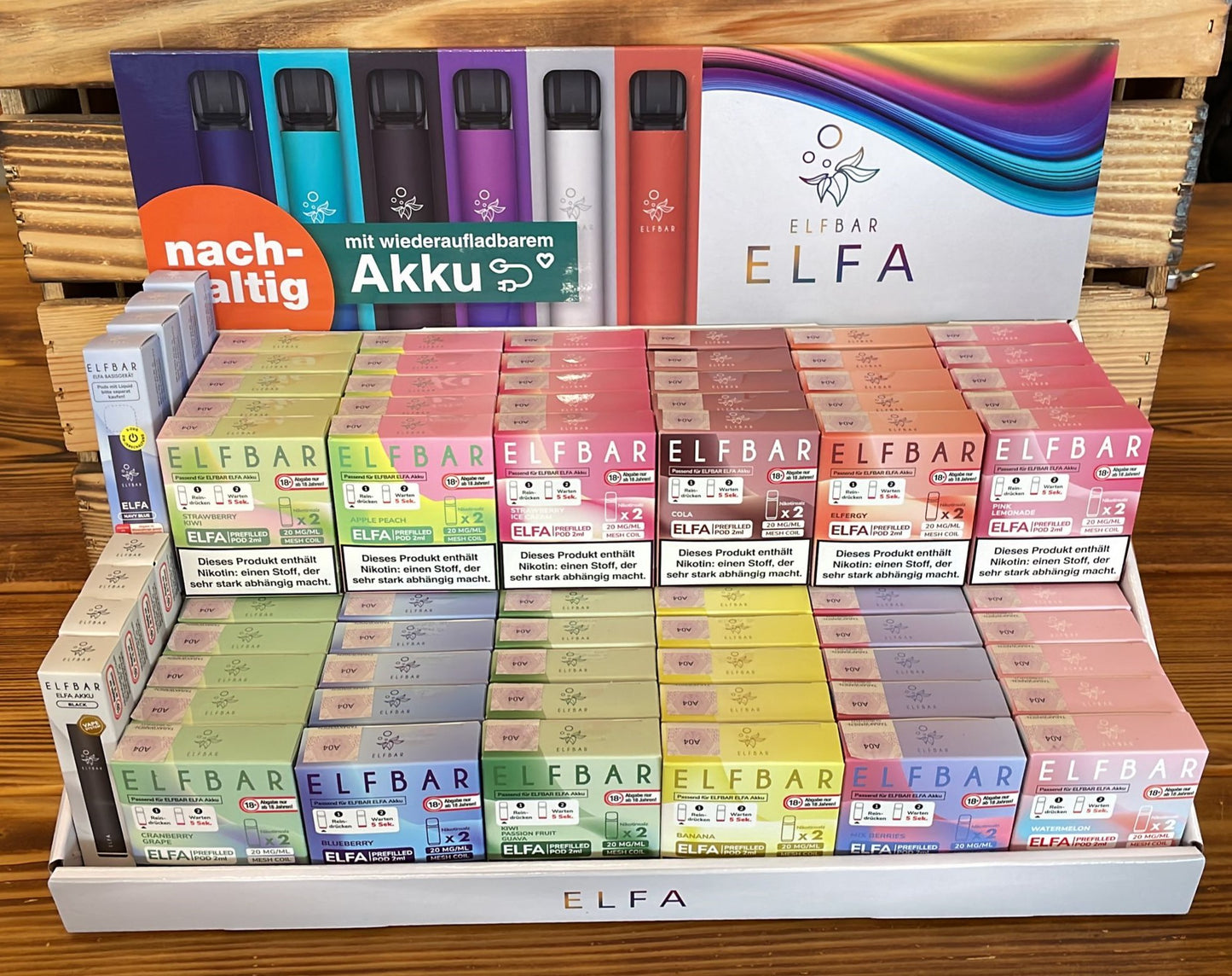 Elfbar - ELFA Display für den Point of Sale