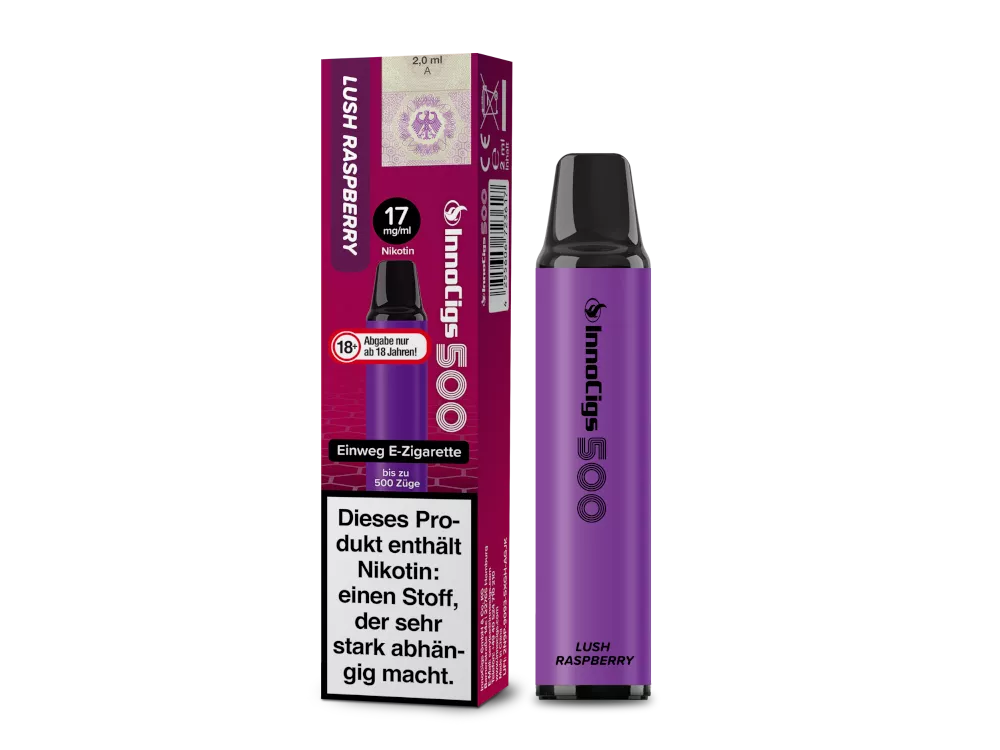 Innocigs 500 - Einweg E-Zigaretten ohne Nikotin
