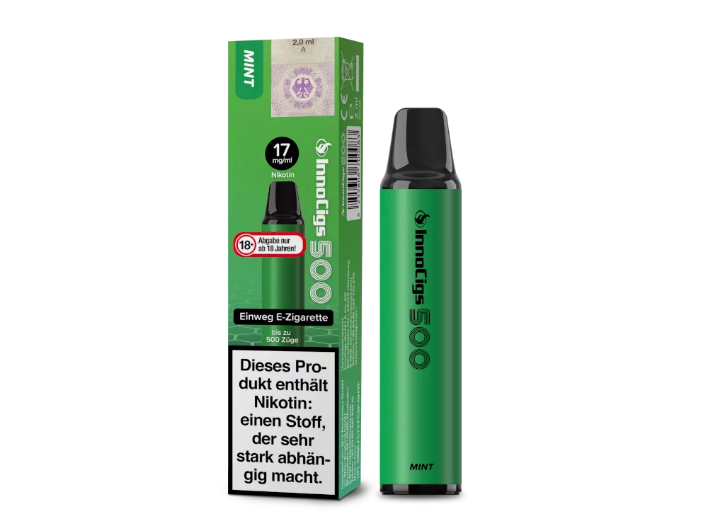 Innocigs 500 - Einweg E-Zigaretten ohne Nikotin