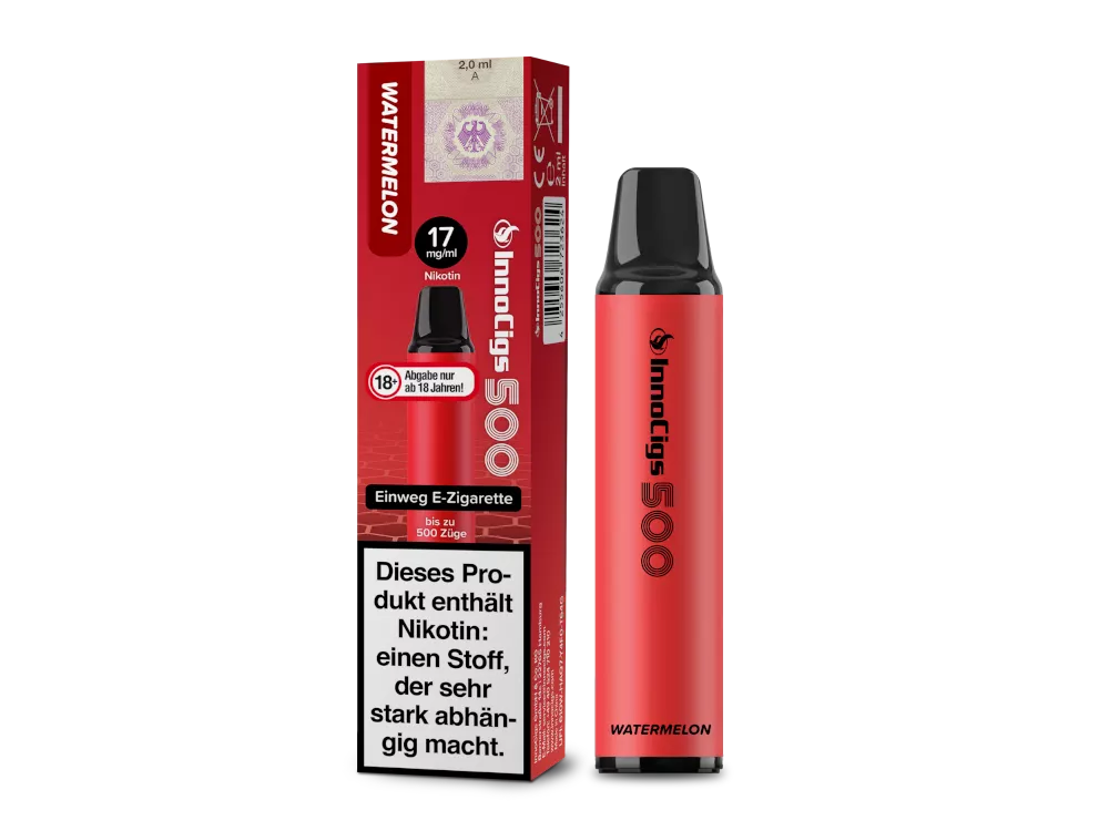 Innocigs 500 - Einweg E-Zigaretten ohne Nikotin
