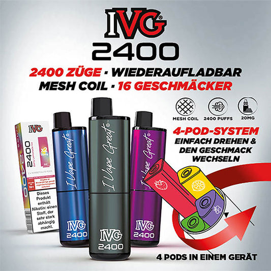 IVG2400 - Pod System Akku´s