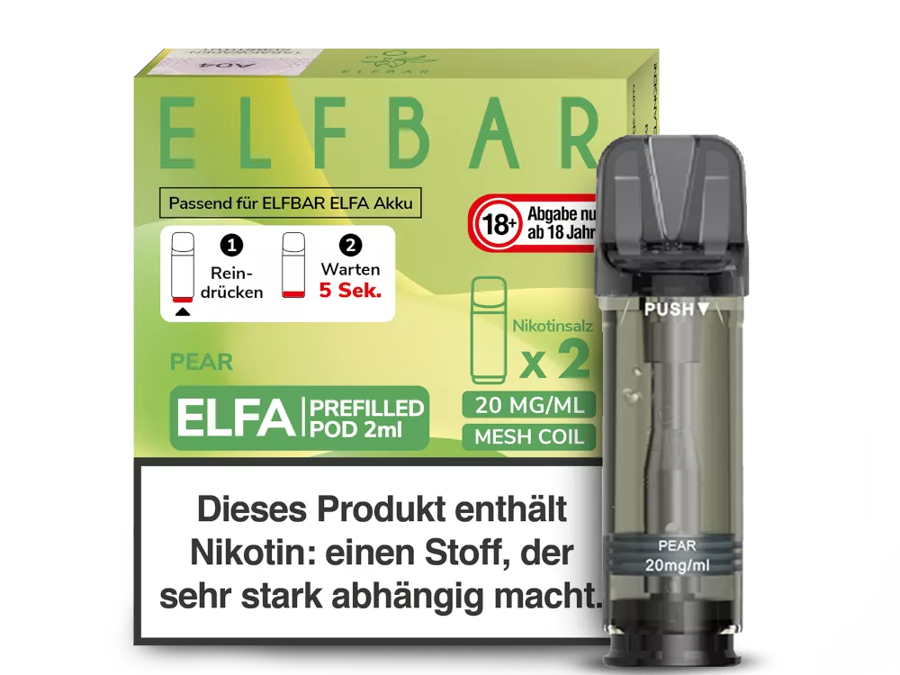 Elfbar ELFA Prefilled Ersatz Pod - 2x2ml Pod Penguibidiol - Plant House | CBD Blten & Mehr Elfbar ELFA Prefilled Ersatz Pod - 2x2ml Pod Penguibidiol - Plant House | CBD Blten & Mehr