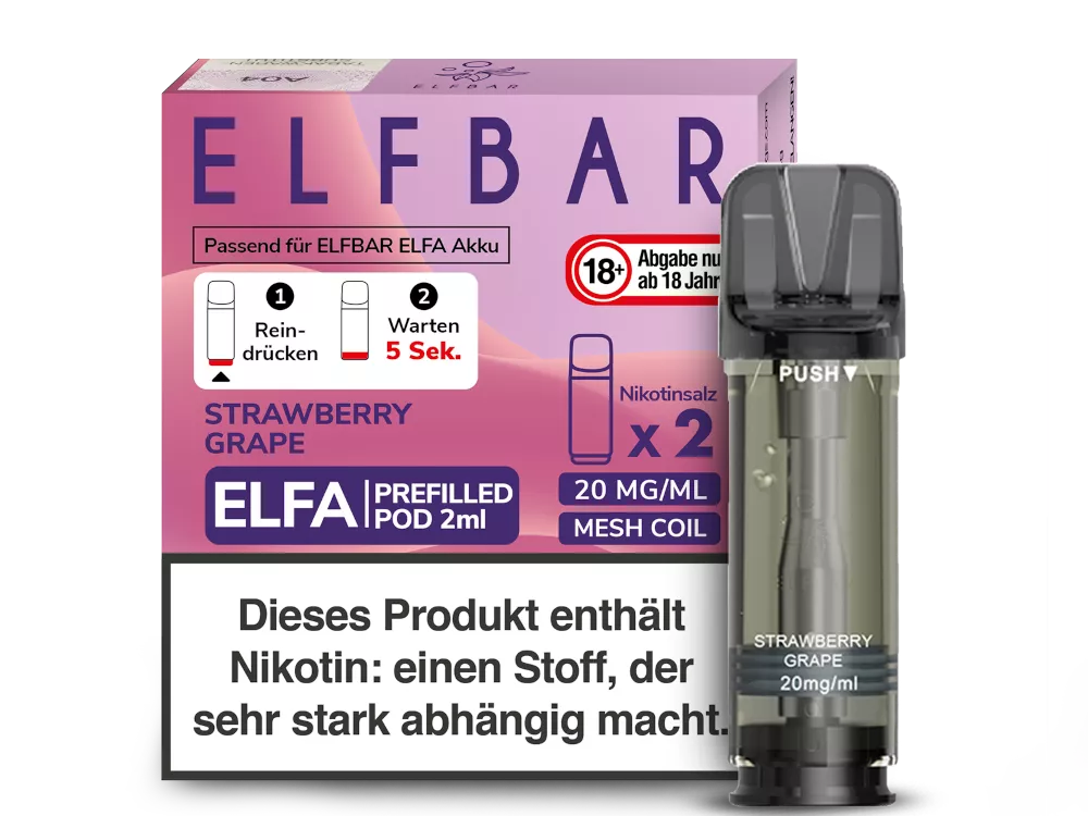 Elfbar ELFA Prefilled Ersatz Pod - 2x2ml Pod