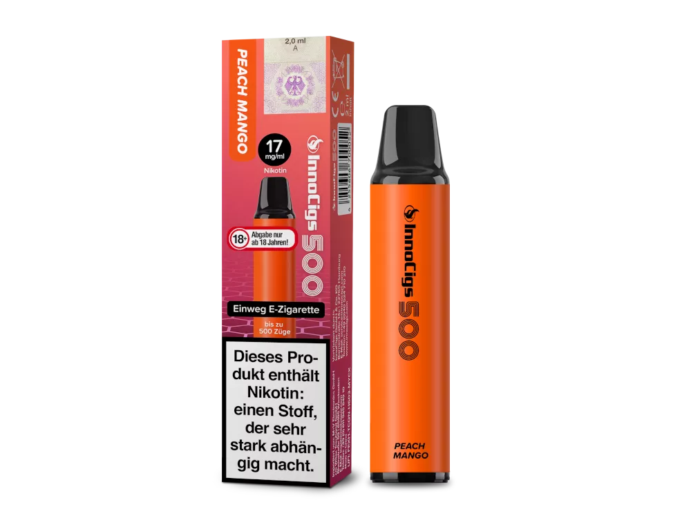 Innocigs 500 - Einweg E-Zigaretten ohne Nikotin