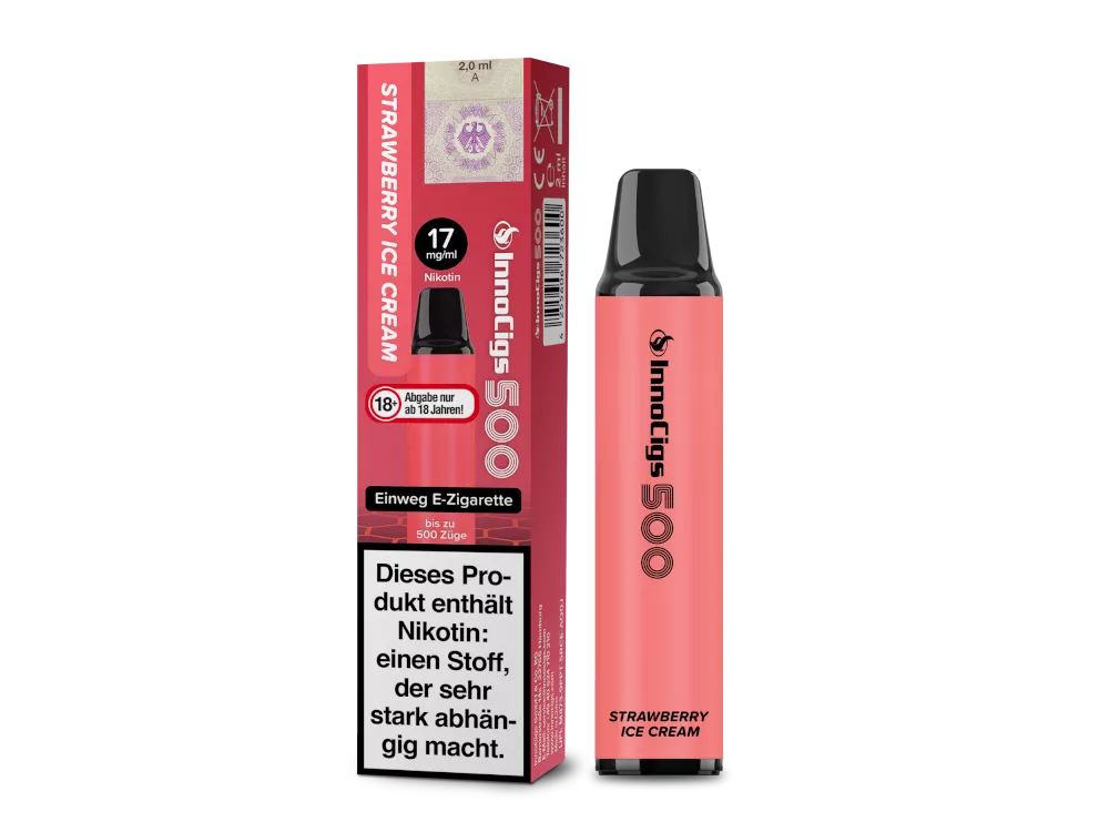 Innocigs 500 - Einweg E-Zigaretten ohne Nikotin